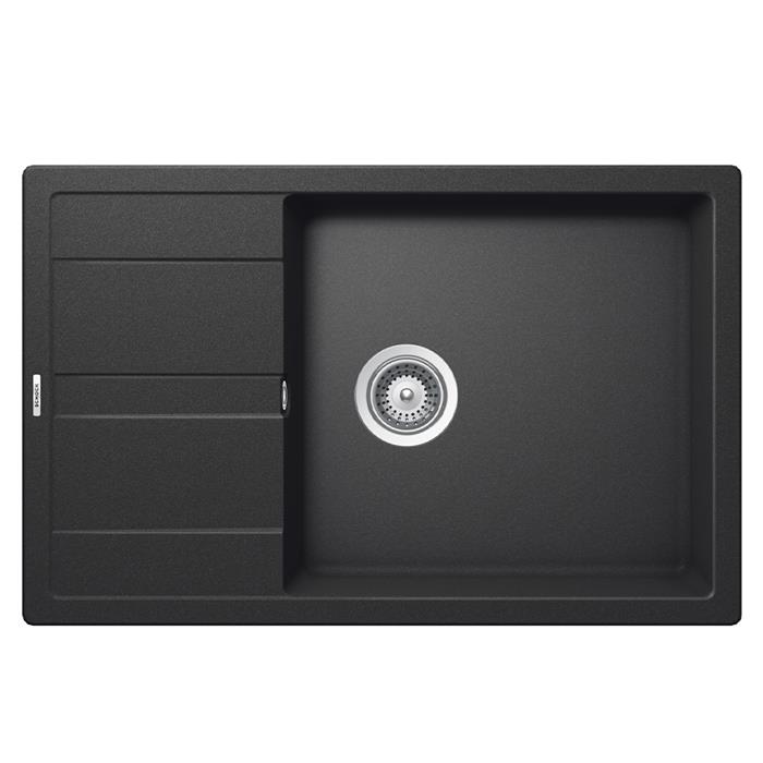 LAVELLO ELEMENT D100XS 1 VASCA CON GOCCIOLATOIO - 60cm ANTRACITE