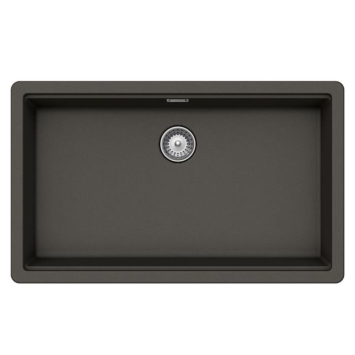 LAVELLO BROOKLYN N100XL 1 VASCA 75x45 ASPHALT 43