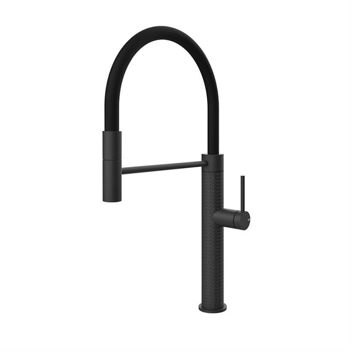 MISCELATORE 316 KITCHEN CESELLO 60014 DOCCIA MATTE BLACK  