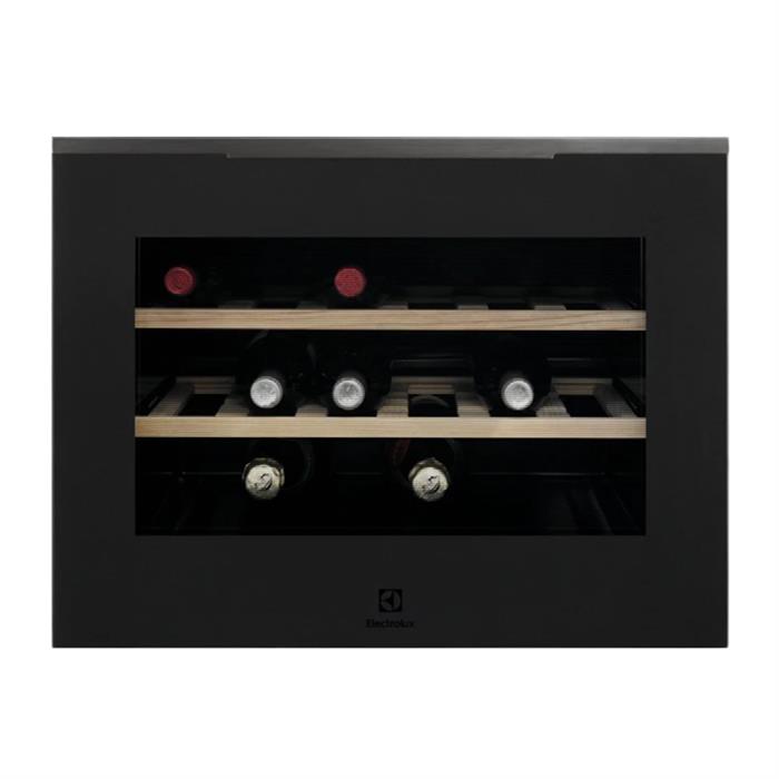 KBW5T CANTINA VINI INTUIT 1 ZONA 45cm 18 BOTTIGLIE CLASSE F NERO MATT