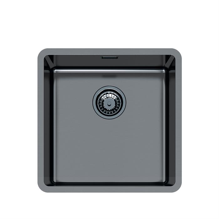 LAVELLO 1 VASCA 44X44 GUN METAL ST