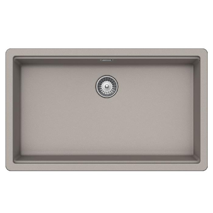 LAVELLO BROOKLYN N100XL 1 VASCA 75x45 GRIGIO TORTORA 43