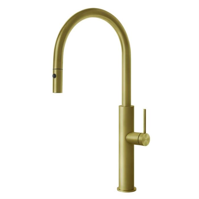 MISCELATORE 316 KITCHEN 60022 DOCCIA BRASS BRUSHED PVD 727