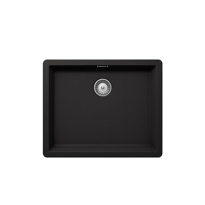 LAVELLO BROOKLYN N100L 1 Vasca 556x456 NERO ASSOLUTO 13 