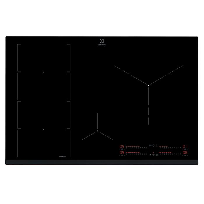 EIV85456 PIANO COTTURA INDUZIONE FLEX BRIDGE 80cm NERO