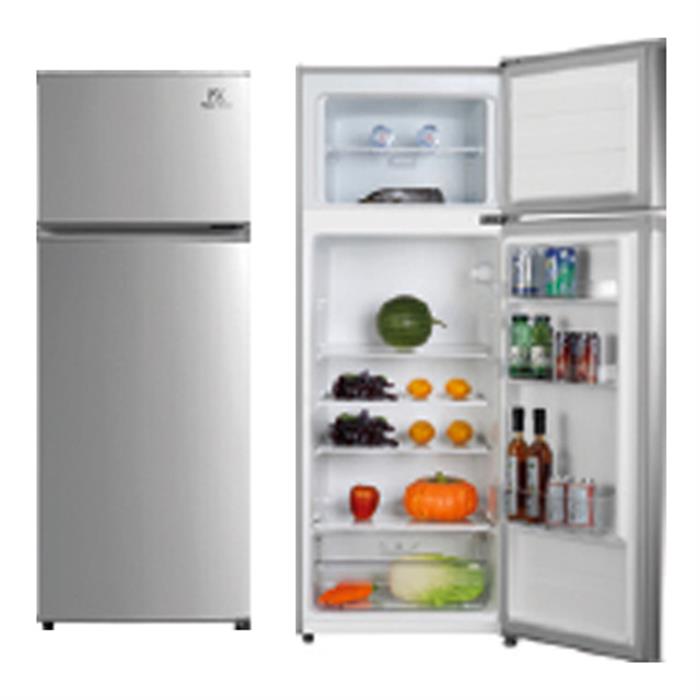 MKRF 241D55 E ST XS - FRIGORIFERO COMBINATO DOPPIA PORTA STATICO 204L CLASSE E INOX