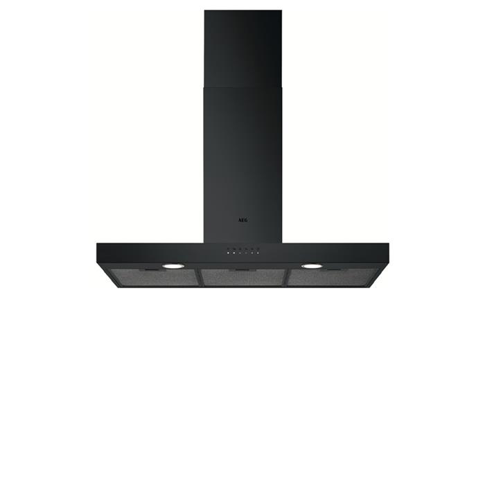 DBE5971R CAPPA CAMINO 90cm CLASSE A NERO MATT