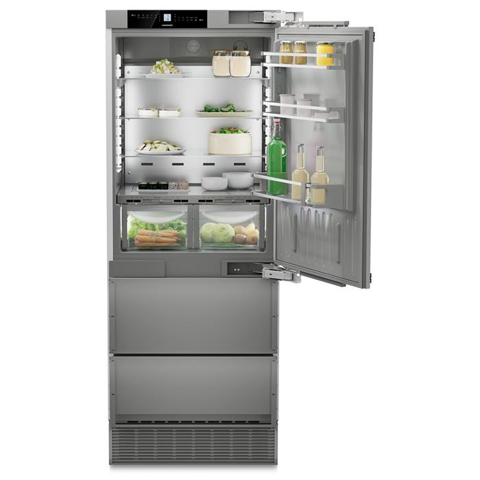 ECBNe 7870  - FRIGORIFERO COMBINATO NO FROST CERNIERE A DESTRA 203cm CLASSE F 402L