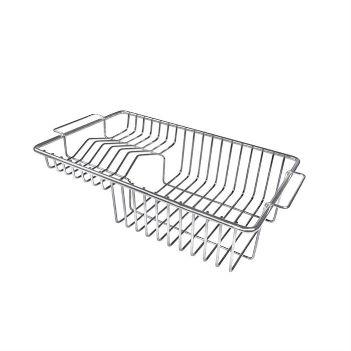 CESTELLO PORTAPIATTI INOX 25x42,5 cm    