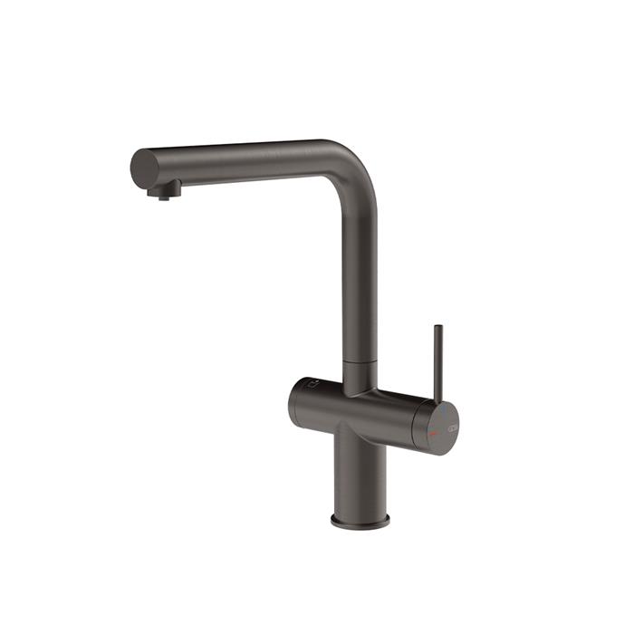 MISCELATORE 3 VIE CON SISTEMA DI FILTRAZIONE BLACK METAL BRUSHED