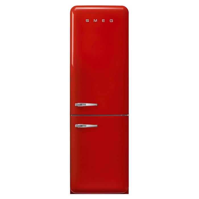 50'S STYLE - FRIGORIFERO COMBINATO TOTAL NO FROST CLASSE D 350L 198cm ROSSO - DX