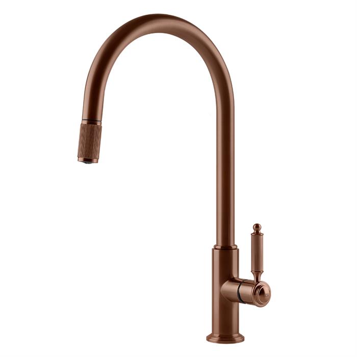 MISCELATORE MONOCOMANDO GESSI VENTI20 DOCCIA COPPER BRUSHED PVD 708 