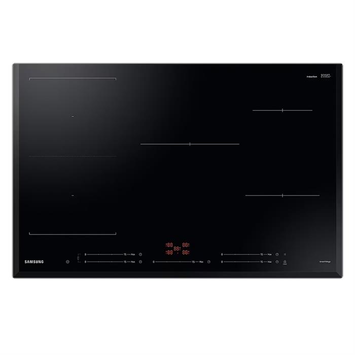 PIANO COTTURA INDUZIONE SLIM FIT 80cm 5 ZONE WIFI NERO