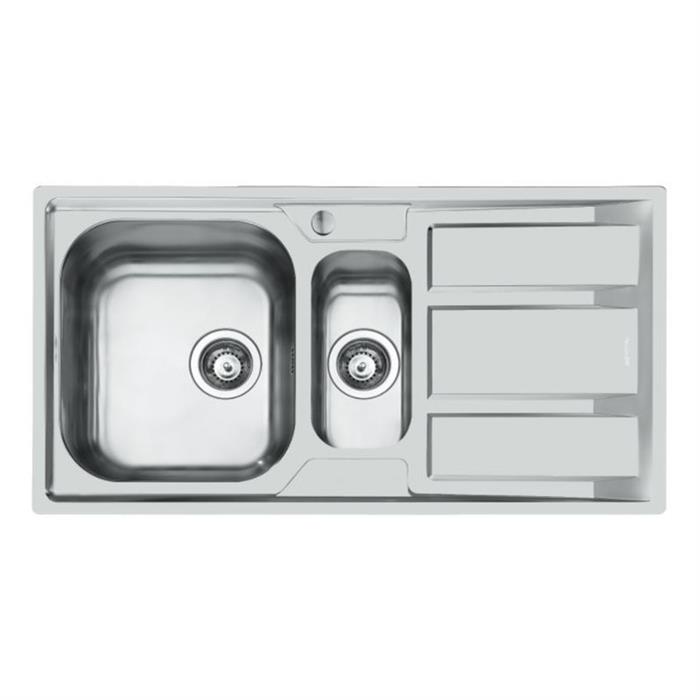 LAVELLO FM MARINE 1,5 VASCA SINISTRA 97x50 VASCA STD AISI 316