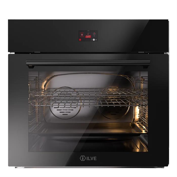 FORNO MULTIFUNZIONE 76cm 114L CLASSE A 16 FUNZIONI NERO OPACO