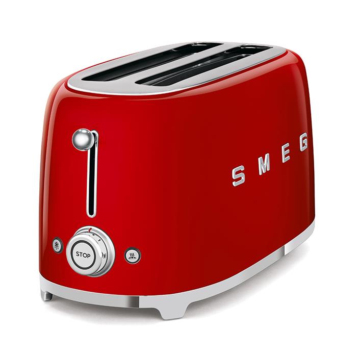 50'S STYLE - TOSTAPANE 2 SCOMPARTI ROSSO LUCIDO