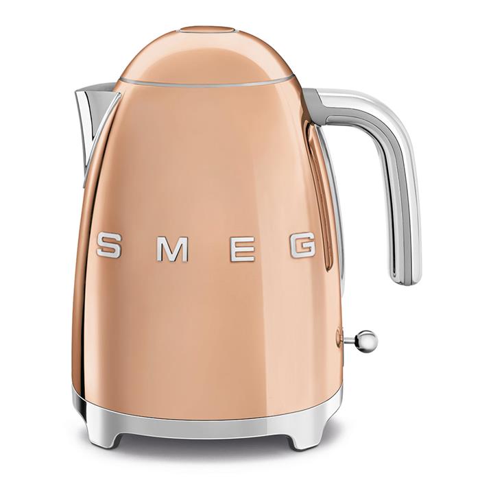 50'S STYLE - BOLLITORE ELETTRICO 7 TAZZE ORO ROSA LUCIDO
