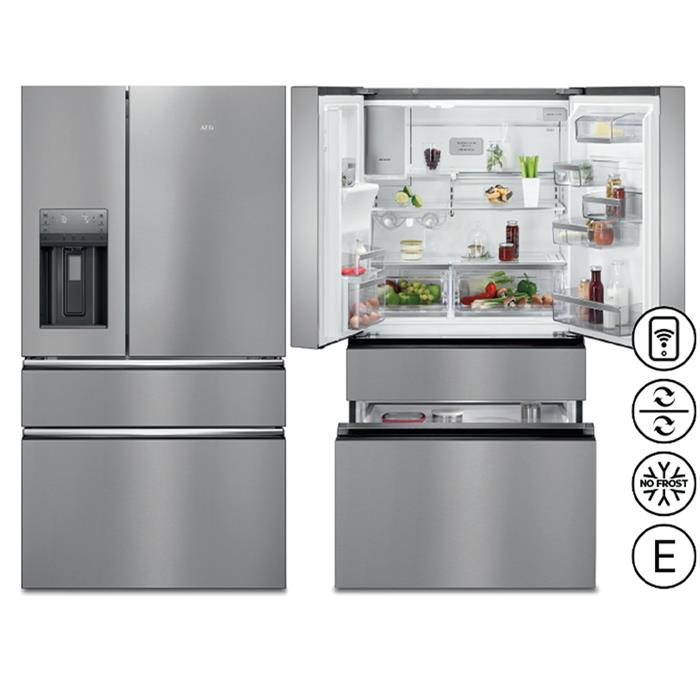 RMB954E9VX FRENCH DOOR TOTAL NO FROST 178cm CLASSE E WIFI INOX