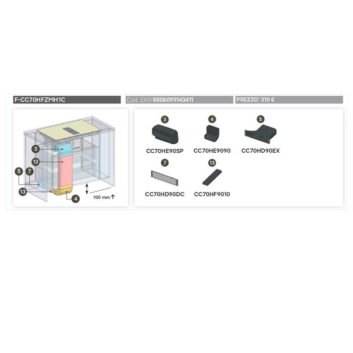 KIT FUORI ZOCCOLO MIN 10cm       