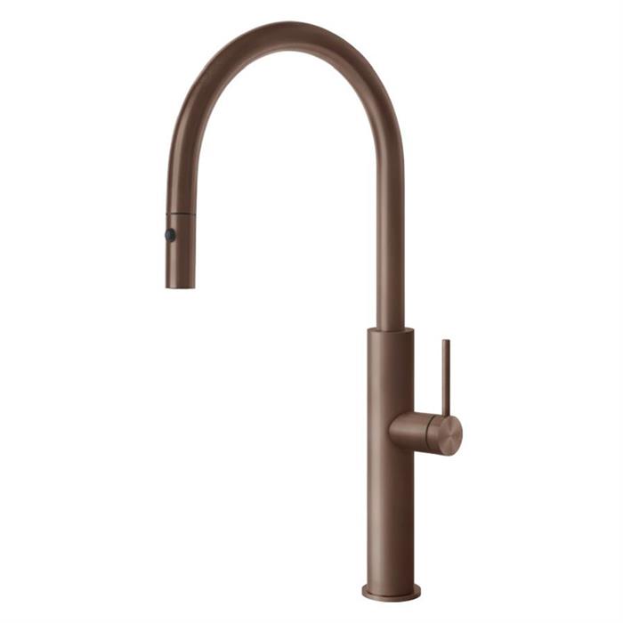 MISCELATORE 316 KITCHEN 60022 DOCCIA COPPER BRUSHED PVD 708