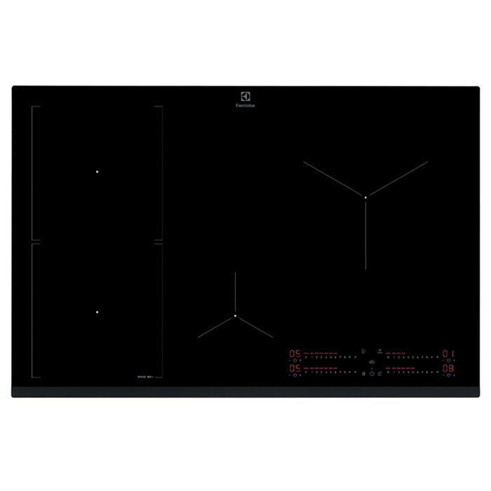 Set pentole in omaggio - EIS82453 PIANO COTTURA INDUZIONE 80cm 4 ZONE H2H SENSE BOIL NERO