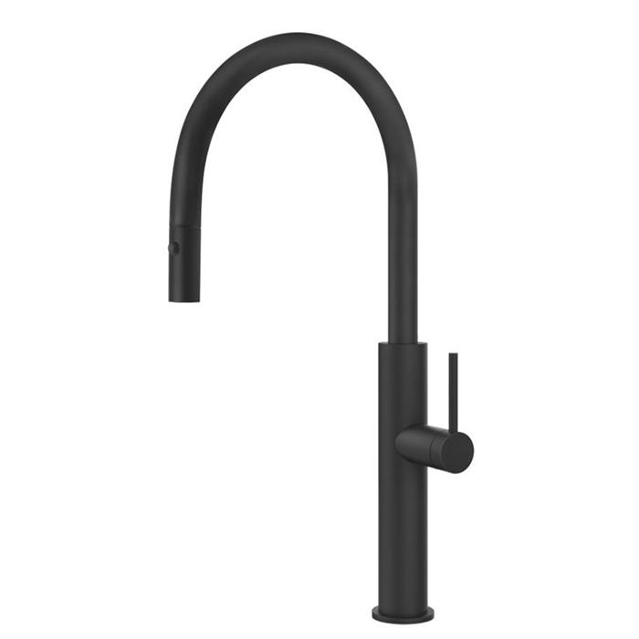 MISCELATORE 316 KITCHEN 60022 DOCCIA MATTE BLACK 299