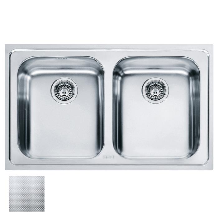 LLL 620 LAVELLO 80cm 2 VASCHE DEKOR