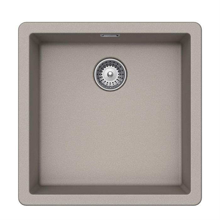 LAVELLO BROOKLYN N100 1 VASCA 456x456 GRIGIO TORTORA 42