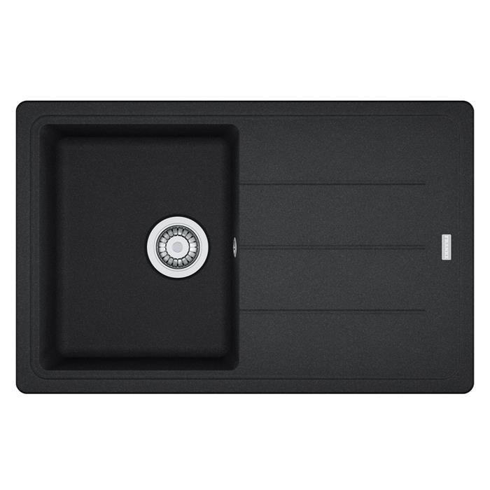 BFG 611-78 LAVELLO 45cm 1 VASCA + GOCCIOLATOIO REVERSIBILE FRAGRANITE NERO