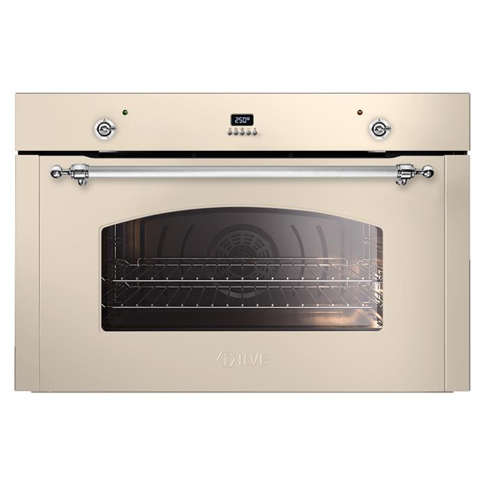 FORNO MULTIFUNZIONE NOSTALGIE 90cm 300° INOX FINITURE CROMO