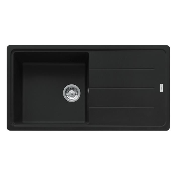 BFG 611-97 LAVELLO 60cm 1 VASCA + GOCCIOLATOIO REVERSIBILE FRAGRANITE BLACK MATT