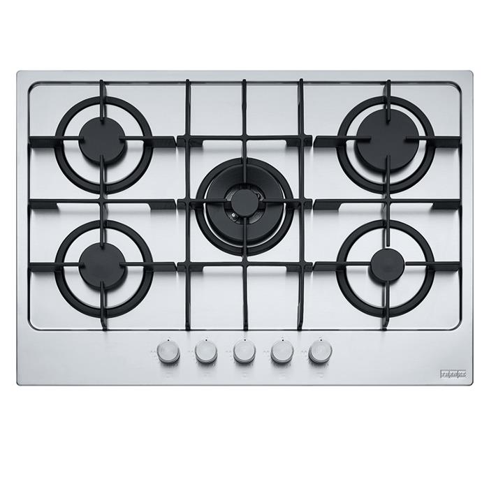 FHMA 755 4G DC XS C PIANO COTTURA A GAS 73cm 5 FUOCHI INOX SATINATO