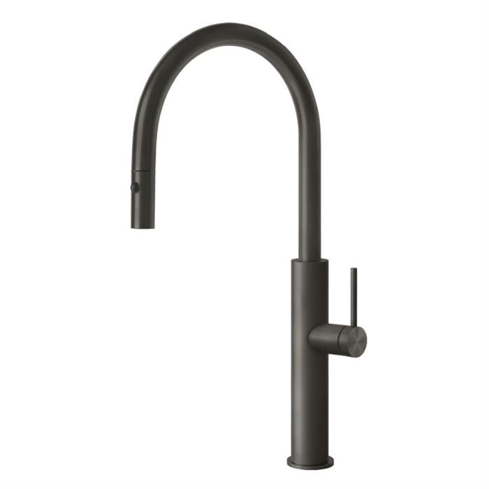 MISCELATORE 316 KITCHEN 60022 KITCHEN BLACK METAL BRUSHED PVD 707