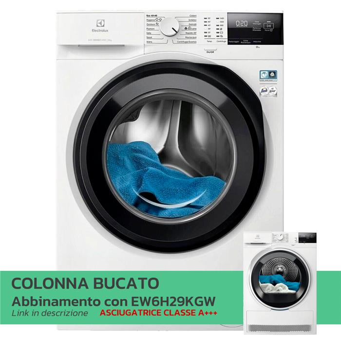 EW6F29KGW LAVATRICE SENSICARE HYGIENE 9KG CLASSE A