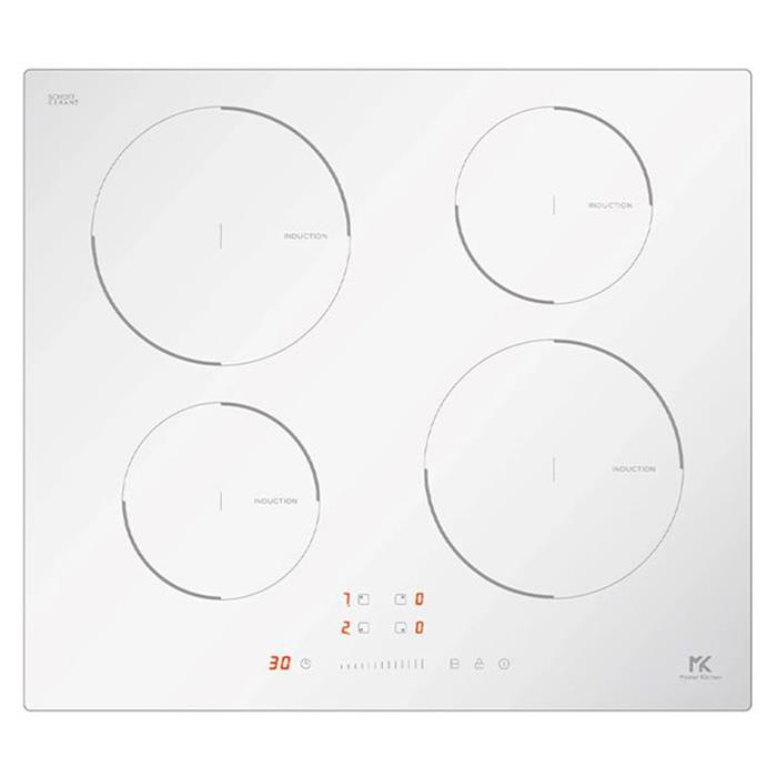 MKHI 1604 WH - PIANO COTTURA INDUZIONE 4 ZONE 8 60cm VETRO BIANCO