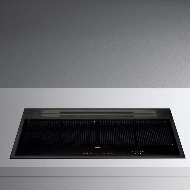 SINTESI WORKTOP ASPIRANTE 90cm 600m3/h NERO Piani induzione cappa integrata