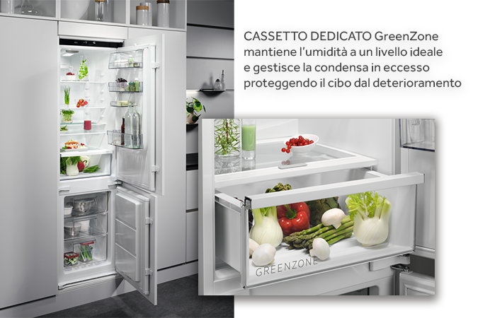 Nuovo Frogorifero Combinato AEG con tecnologia GreenZone